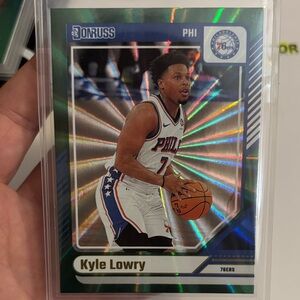 Russ Donruss Basketball Card - Green and Blue Design